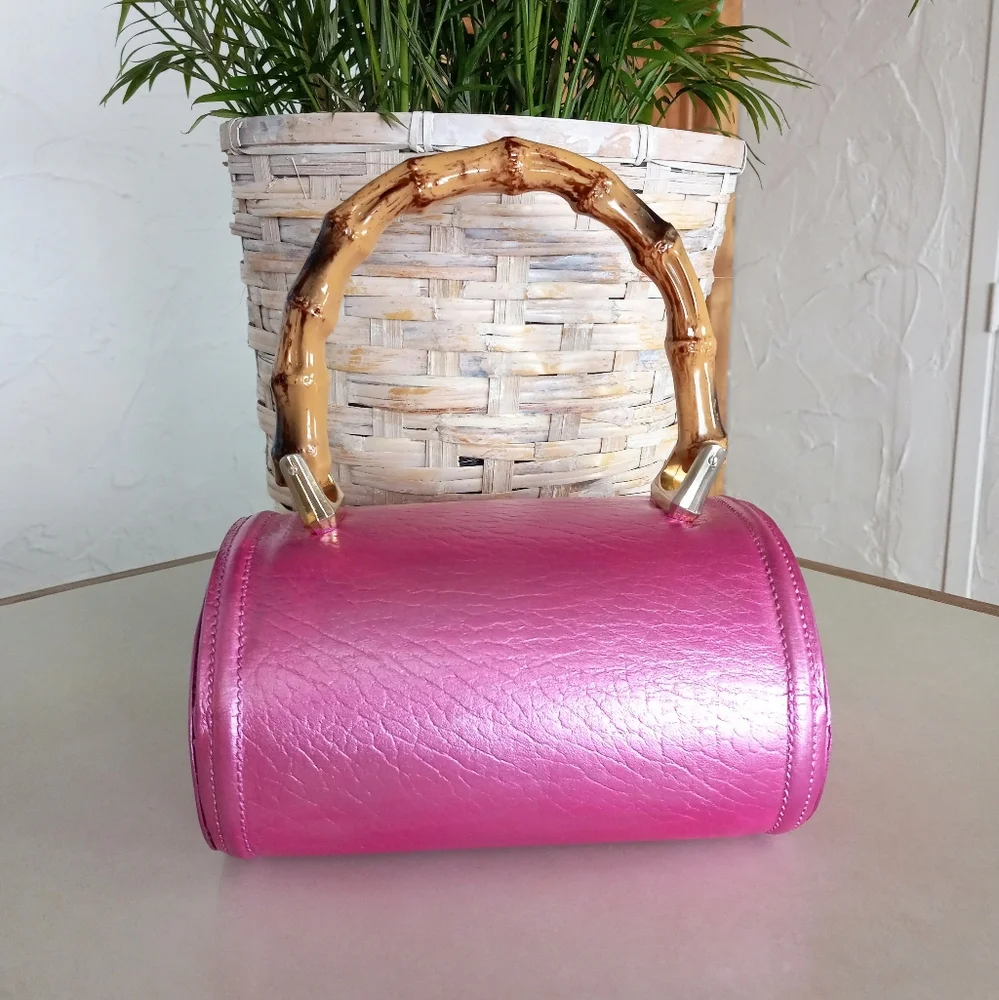 Coblentz Leather, Vintage 1960’s Purse, Made in Italy So cute & leather painted
